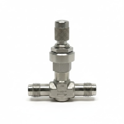 Swagelok SS-4MG - SS MEDIUM-FLOW METERING VALVE, 1/4 IN. SWAGELOK TUBE FITTING
