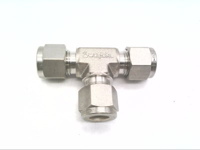 Swagelok SS-600-3 - TUBE FITTING, UNION TEE, 3/8" TUBE OD, STAINLESS STEEL