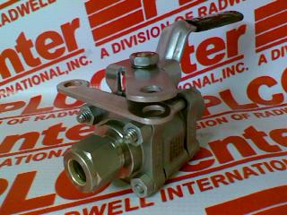 Swagelok SS-63TS8-JL - SS 3-PIECE 60 SERIES BALL VALVE, REINFORCED PTFE SEATS, 1/2 IN. SWAGELOK TUBE FITTING, LOCKING LEVER HANDLE