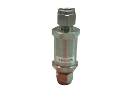 Swagelok SS-6F-15 - STAINLESS STEEL IN-LINE PARTICULATE FILTER, 3/8 IN. SWAGELOK TUBE FITTING, 15 MICRON PORE SIZE
