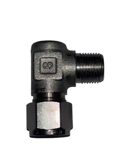 Swagelok SS-810-2-6 - TUBE FITTING, MALE ELBOW, 1/2 INCH TUBE OD X 3/8 INCH MALE NPT, STAINLESS STEEL
