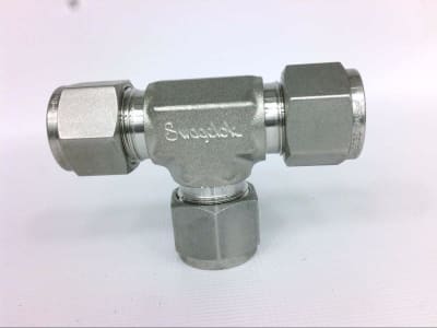 Swagelok SS-810-3 - TUBE FITTING, UNION TEE, 316 STAINLESS STEEL, 1/2 INCH TUBE OD
