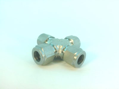 Swagelok SS-810-4 - TUBE FITTING, UNION CROSS, 1/2" TUBE OD, STAINLESS STEEL
