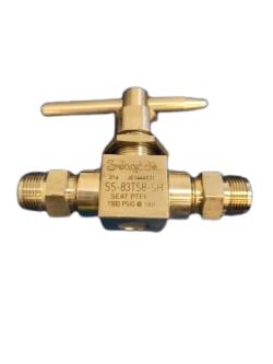 Swagelok SS-83TS8-SH - DISCONTINUED BY MANUFACTURER, BALL VALVE, HIGH-PRESSURE, 3-PIECE, PTFE SEAT, 1/2 INCH TUBE FITTING, 1500 PSIG@100 DEGREE